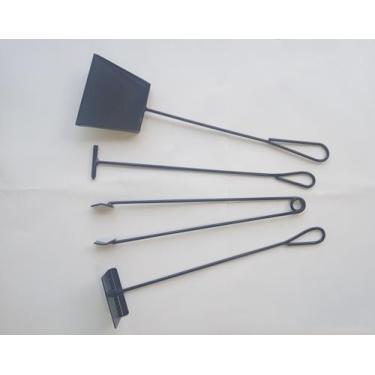 Imagem de Kit Acessórios para Limpeza de Lareira, Churrasqueira e Forno a Lenha 