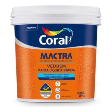 Imagem de Manta Liquida VedBem Coral Mactra 18KG Branco