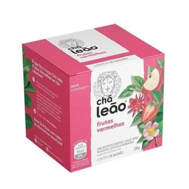 Imagem de Chá Leão Frutas Vermelhas 10 sachês de 1,6g - Chá Leão