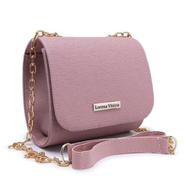 Imagem de Bolsa Alça Transversal Femenina - zbolsas, Rose