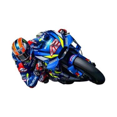 Imagem de Clássico Moto Gp Corrida Motocicleta Esportes Competição Lona Arte Da 