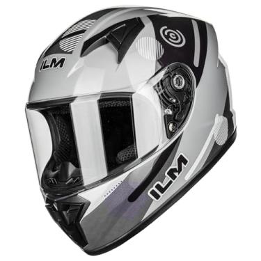Imagem de ILM Capacetes de motocicleta de rosto inteiro infantil DOT ECE Motocross ATV Dirt Bike Street Helmet Modelo MF521