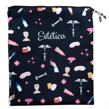 Imagem de Matellasse - Porta Jaleco e Esteto Organizador de bolsa Necessaire Personalizado Biomedicina Fisioterapia Medicina Veterinária Enfermagem Odontologia Nutrição (ESTÉTICA)