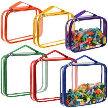 Imagem de Sacos de armazenamento de brinquedos Sanwuta, 6 pacotes, sacos organiz