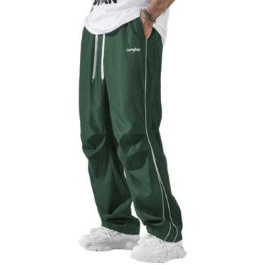 Imagem de Calças de moletom ZAFUL Parachute Y2k Baggy Track Pants para homens