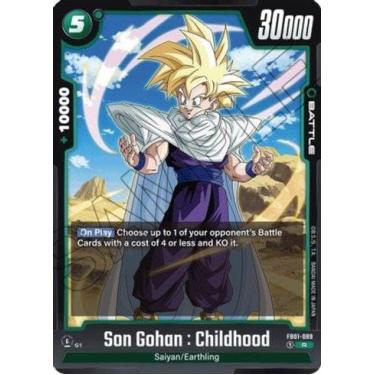 Imagem de Carta Dragon Ball TCG - Son Gohan : Childhood 2 (Awakened Pulse) - Rara