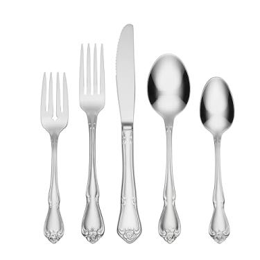 Imagem de Oneida True Rose 45 - Piece Flatware Set, Service for 8 by Oneida