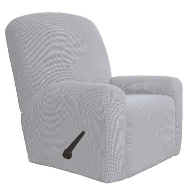 Imagem de Capa de sofá, poltrona reclinável Easy-Going Stretch Silver Grey