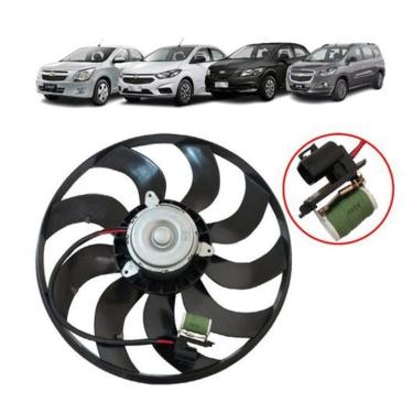 Imagem de Ventoinha Radiador Chevrolet Onix, Cobalt, Prisma, Spin