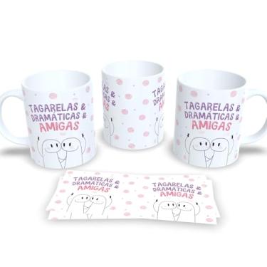 Imagem de Caneca de Porcelana com Estampa Amigas – Amizade Verdadeira (Tagarelas e dramaticas)
