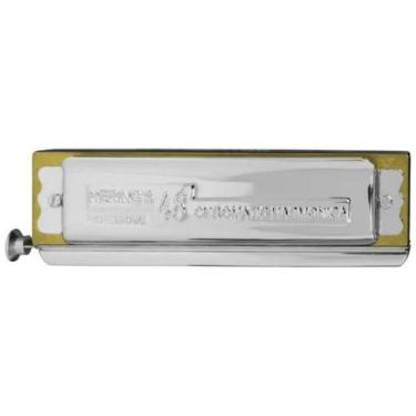 Imagem de Gaita  Cromática harmónica  com chave   48 VOZES