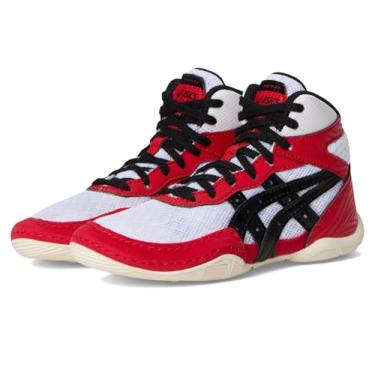 Imagem de ASICS Tênis infantil Matflex 7 Grade School Wrestling, Clássico vermelho/preto, 15