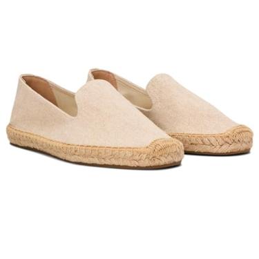 Imagem de Soludos Mocassim feminino de alpargata, Natural sem tingimento., 5-5.5