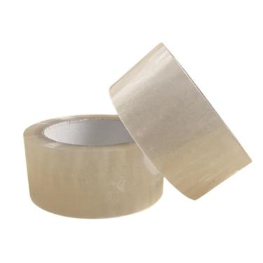 Imagem de 2 Fita Adesiva Durex Embalagem Rolo Transparente 100 Metros