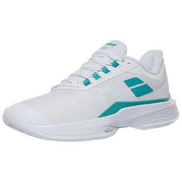 Imagem de Babolat Tênis feminino Jet Tere 2 All Court, Branco/Báltico, 39