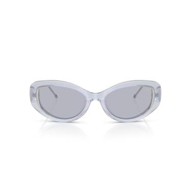 Imagem de Diesel Eyewear DL2001MU Óculos de sol ovais de ajuste universal, transparente, 54 mm