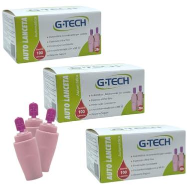 Imagem de 300 Lancetas Automáticas 28g | 3 Caixas com 100 Unidades | Lancetas, Glicose