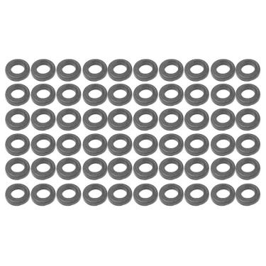 Imagem de Kit 60 Arruela Plástica Preta De Parafuso Afinação Bateria