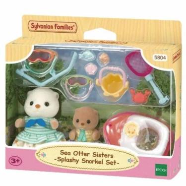 Imagem de Sylvanian Families Irmãs Lontras Marinhas Conjunto Snorkel Splash 5804 - EPOCH