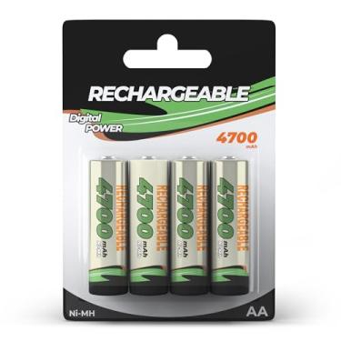 Imagem de Pilha Recarregável Aa 4700mah 1.2v Kit com 4 Unidades