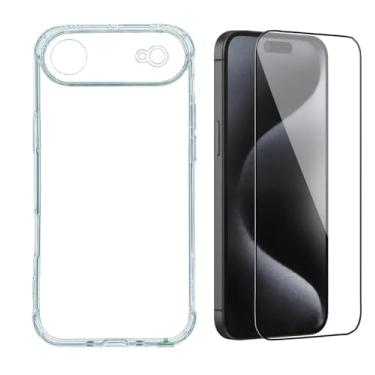 Imagem de Compatível com iPhone 17 Air - Capinha Capa Case Anti Impacto Shock Queda + Pelicula de Vidro 3d Protetora de Tela