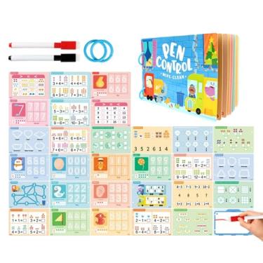 Imagem de Cartões De Treino De Controlo Da,Livro Interativo De Escrita - Brinquedo De Cartas De Treino De Caligrafia E Controlo De | Para Meninos E Meninas De 2 A 6 Anos Bebé Jardim De Infância Sala De Aula