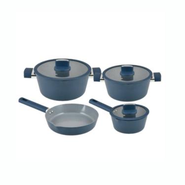 Imagem de Jogo de Panelas Indução 4 Peças Azul Chicago Casambiente