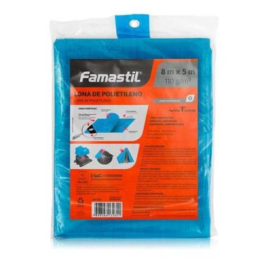 Imagem de Lona polie08x05=40m2 110g/az famastil