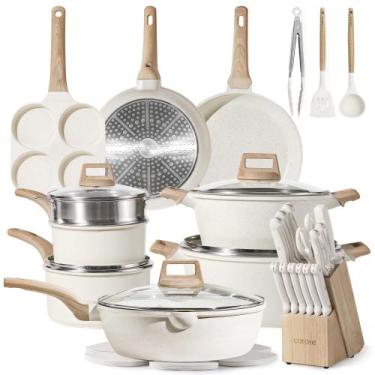 Imagem de Conjunto de utensílios de cozinha CAROTE ICE 35 unidades antiaderentes