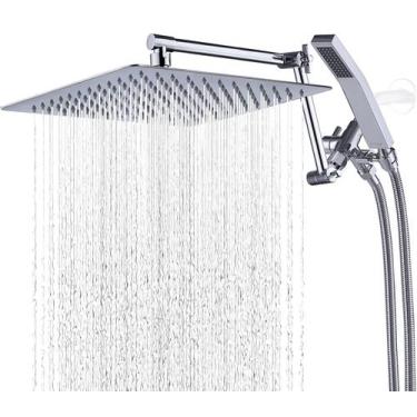 Imagem de Cabeça de chuveiro Combo G-Promise 30cm Rainfall com spray portátil