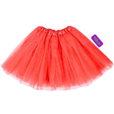Imagem de Saia Tule Preta ou Vermelha Halloween Carnaval Fantasia 40cm - 7 Artes