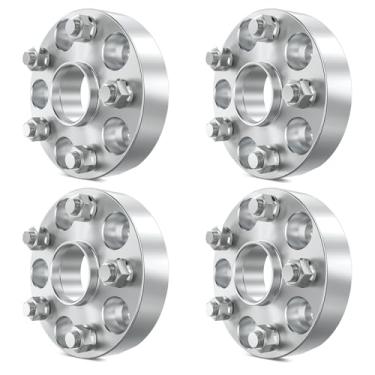 Imagem de Cmd motoring Espaçadores de roda 5 x 108 38 mm (1,5 polegadas) - 4 peças forjadas Hubcentric - Compatível com Ford Fusion/Focus/Taurus, Lincoln LS/Mark VIII, Jaguar XF/XJ/XK/XE/S-Type -63,4 mm Hub