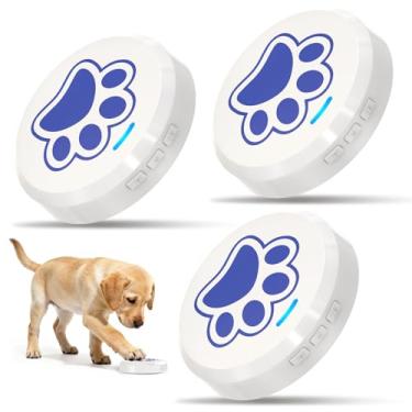 Imagem de ChunHee Sinos de treinamento de cães para porta - campainha de porta para cães com 28 sons personalizados | Sino para treinamento de banheiro | À prova de mastigação e volume ajustável (0-115dB) |