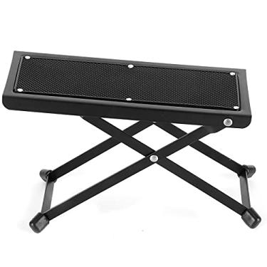 Imagem de RiToEasysports Pedal de Apoio Estável para Guitarra, Altura Ajustável, Pedal para Músicos, Ferro e Plástico