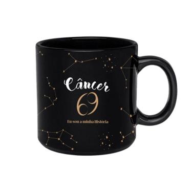 Imagem de Caneca Zodiacal De Porcelana - Câncer: Misticismo E Elegância Para Suas Bebidas