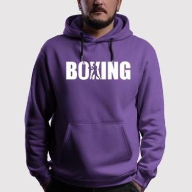 Imagem de Blusa de Moletom Canguru Com Capuz Box Flanelada Boxing-Masculino