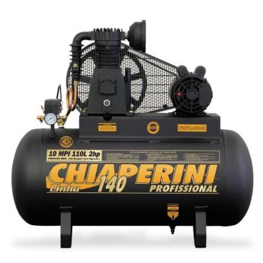 Imagem de Compressor De Ar Média Pressão 10 Pés 110 Litros Trifásico - 10 Mpi 110L - Chiaperini