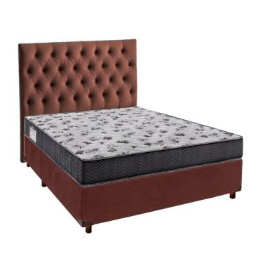 Imagem de Kit Cama Box + Cabeceira + Colchão Casal D33 - Iso100 - Ortobom