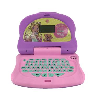 Imagem de Laptop Infantil Educativo Candide Barbie Charm Tech Bilíngue