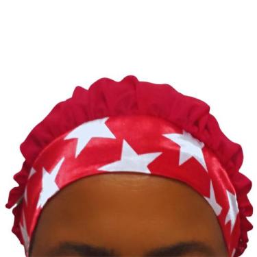 Imagem de Touca de cozinha com tela - CRIEIUNIFORMES, Estampada com estrelas