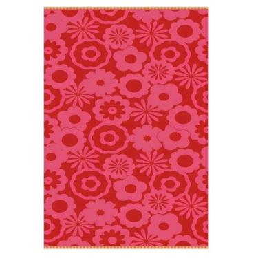 Imagem de Dohler - Toalha Gigante De Praia Piscina Dohler 100% Algodão Aveludada Iris Rosa