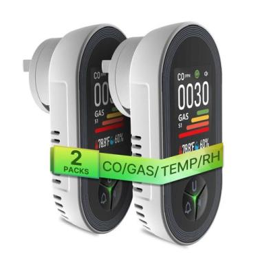 Imagem de Detector de monóxido de carbono MOES 2025 4 em 1 atualizado com temper