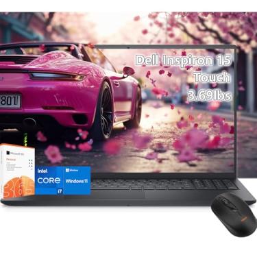 Imagem de Dell inspiron 15 Laptop Touchscreen - i7-1355U -39.6 cm FHD Touch - 64GB RAM -2TB SSD -College Student Business Laptop Windows 11 - Office 365 -Computadora Photo Editing - 1.6 kg Light