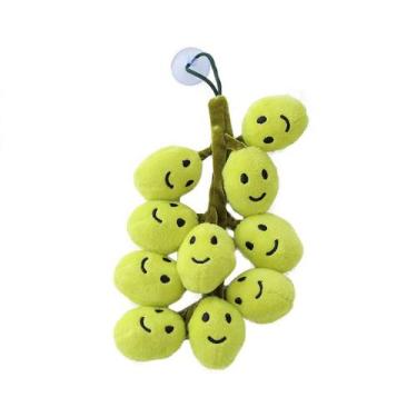 Imagem de Chaveiro de brinquedo de pelúcia Soft Cartoon Grape Cluster de 20 cm -