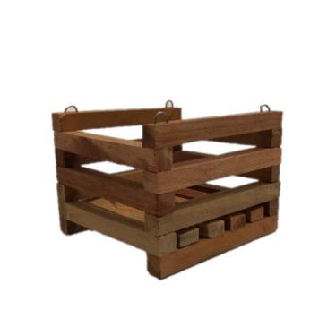 Imagem de Cachepot de madeira para Orquídeas 13cm X 13cm - ORQUIVITRO