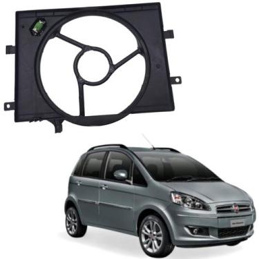 Imagem de Defletor Suporte Radiador Fiat Idea Elx 2005 2006 2007 2008 2009 2010 