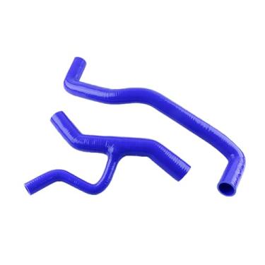 Imagem de XAJINGSU Kit de mangueira de água de refrigeração de radiador de silicone (3 camadas de 4,5 mm de espessura, 2 peças) para Ford Mustang GT 4.6L V8 96-04 Resistência a altas temperaturas -60°C a 260°C
