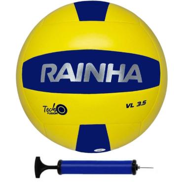 Imagem de Bola De Vôlei Rainha Vl 3.5 Oficial + Bomba De Ar 
