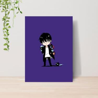 Imagem de Genérico, Quadro Solo Leveling Anime A4 | Placa MDF 18