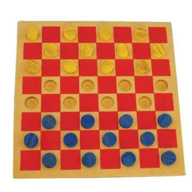 Imagem de Brinquedos Educativos - Jogo Damas em Mdf 24 Peças - Sonho de Criança